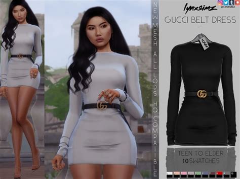 gucci sweater dress simsdom|Best Sims 4 Gucci CC: Clothes, Shoes & Accessories.